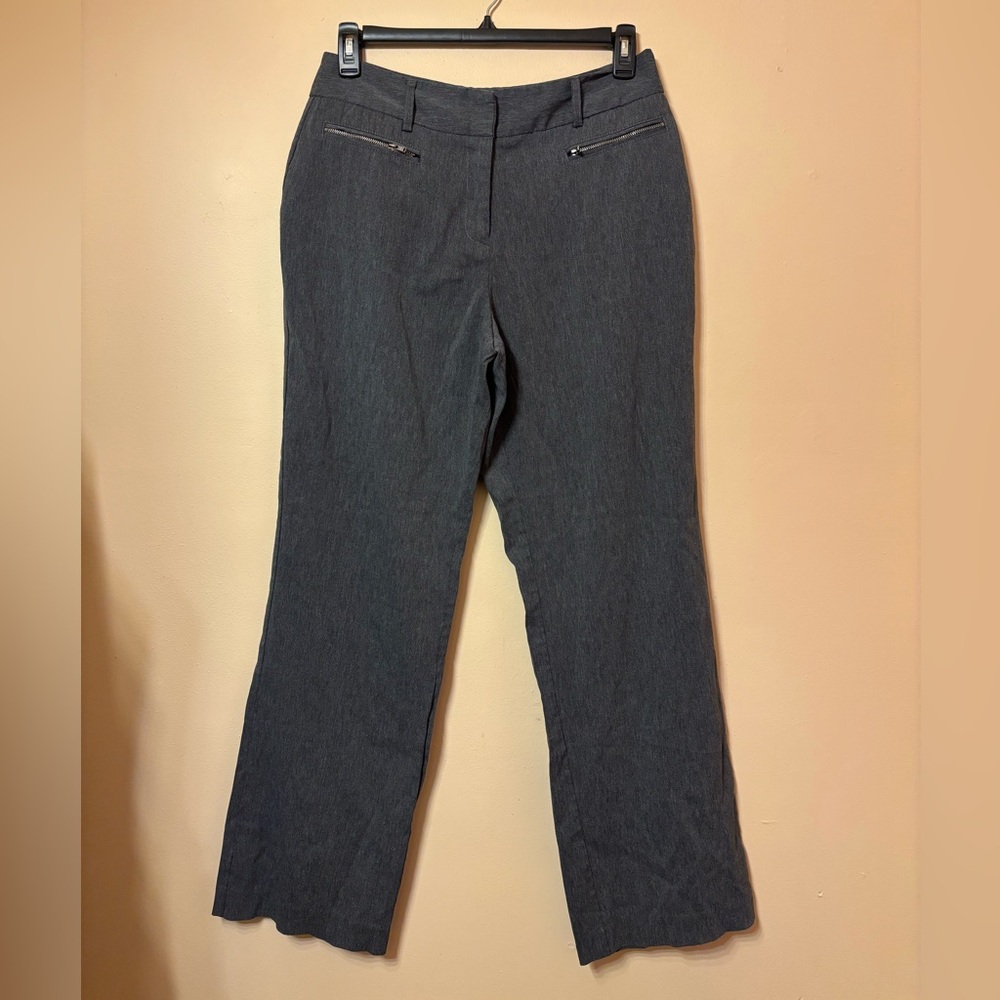 Harve Benard Dark Gray Straight Leg Jeans